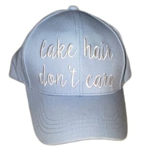 CC Women's Hat Embroided Lake Hair Don't Care